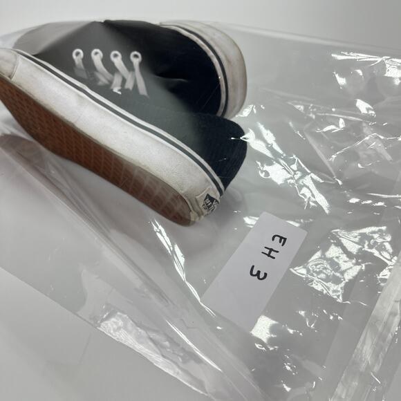 Vans Off The Wall Black Corduroy Athletic Skate Shoes Sneakers Women's Size 7.5 - Picture 10 of 10